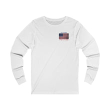 Load image into Gallery viewer, Vintage American Flag Lacrosse 2-Sided Long Sleeve T-Shirt