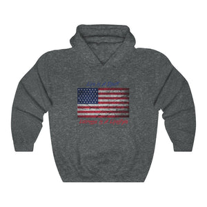 Vintage American Flag Lacrosse Premium Hoodie