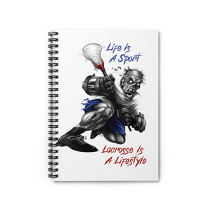 Lacrosse Spiral Notebook