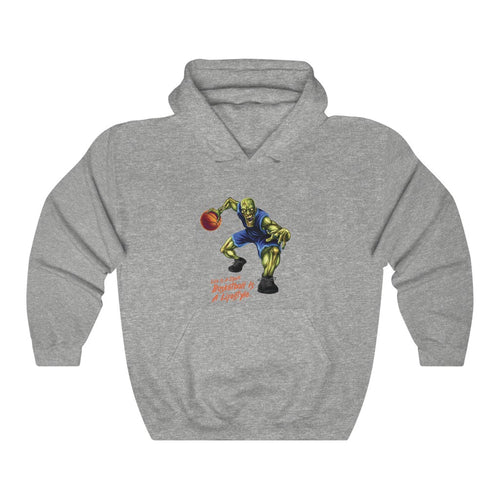 Basketball Zombie Graphic Hoodie