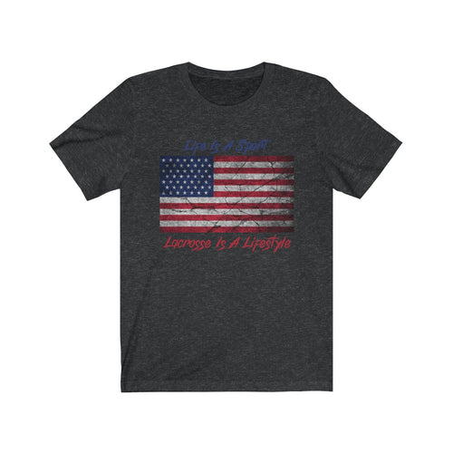Patriotic Lacrosse Short Sleeve Premium Tee