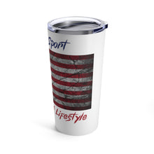 Load image into Gallery viewer, Vintage American Flag Tumbler 20oz